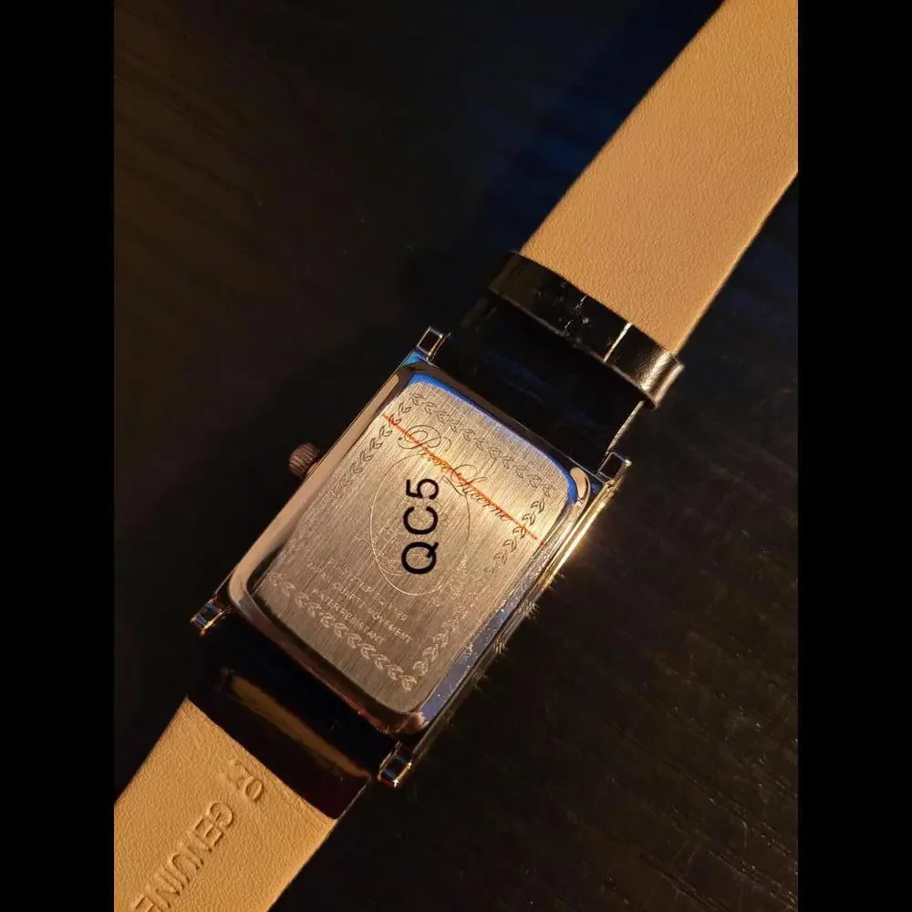 NEW Pierre Lucerne SQ Tank Quartz Men's Watch GORGEOUS‎